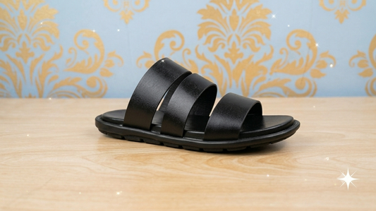 Premium Comfort Slipper Black Plain